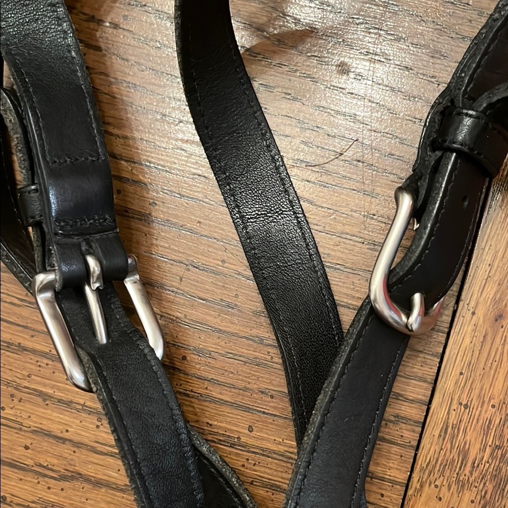 Vintage Coach 9791 Black Leather Backpack with Silver Closure - Picture 8 of 13